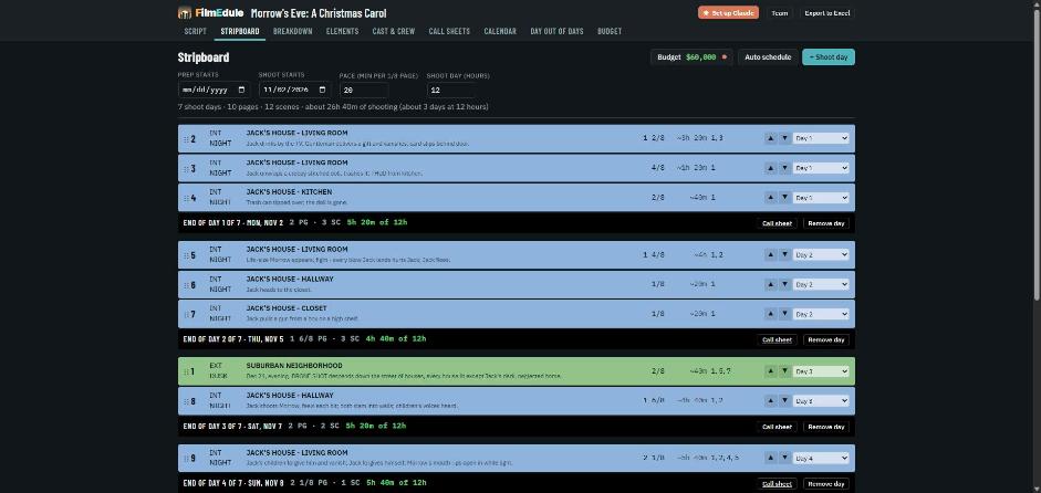 FilmEdule screen